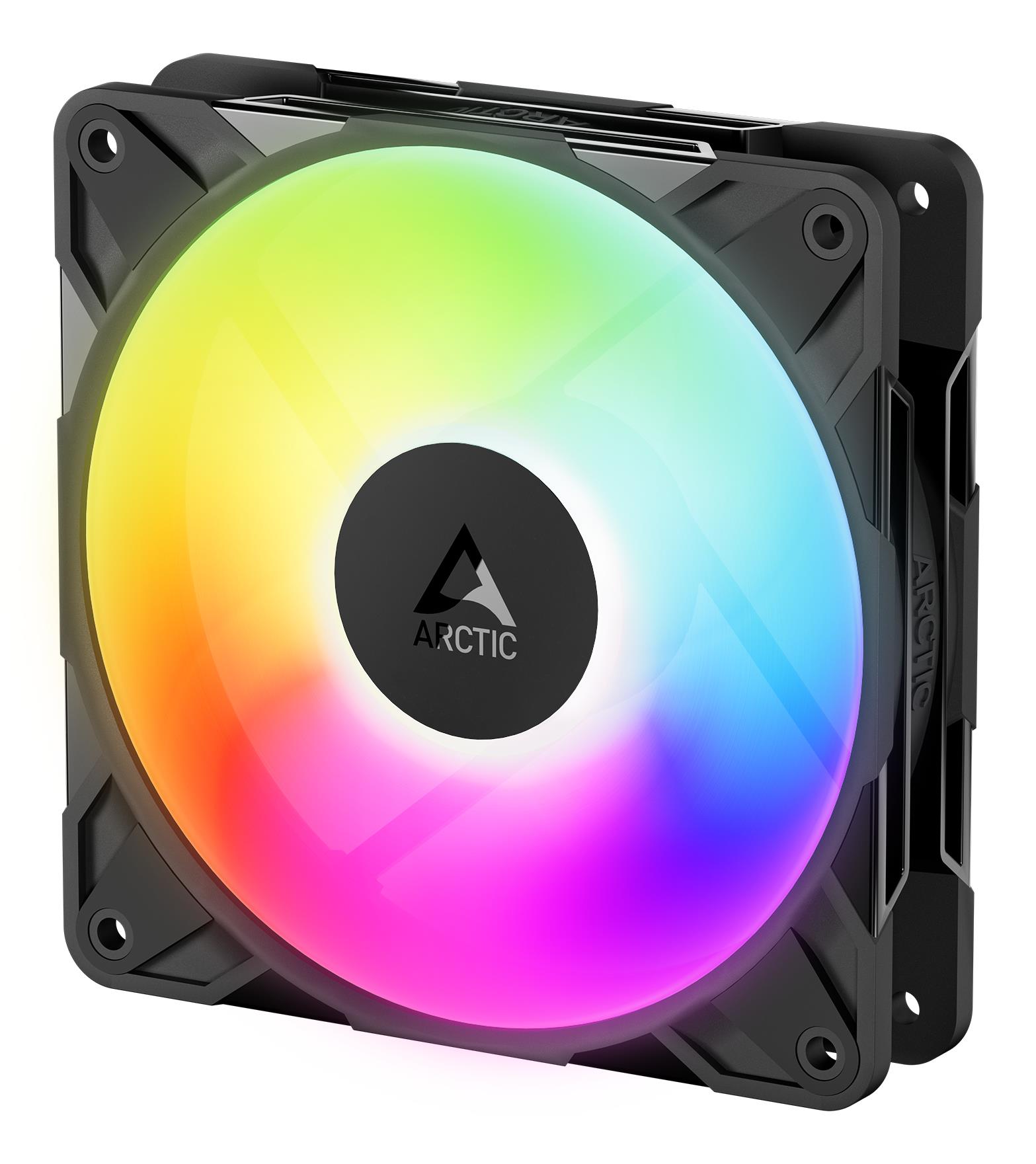 Korpusa ventilators 120mm Arctic P12 Pro A-RGB melns