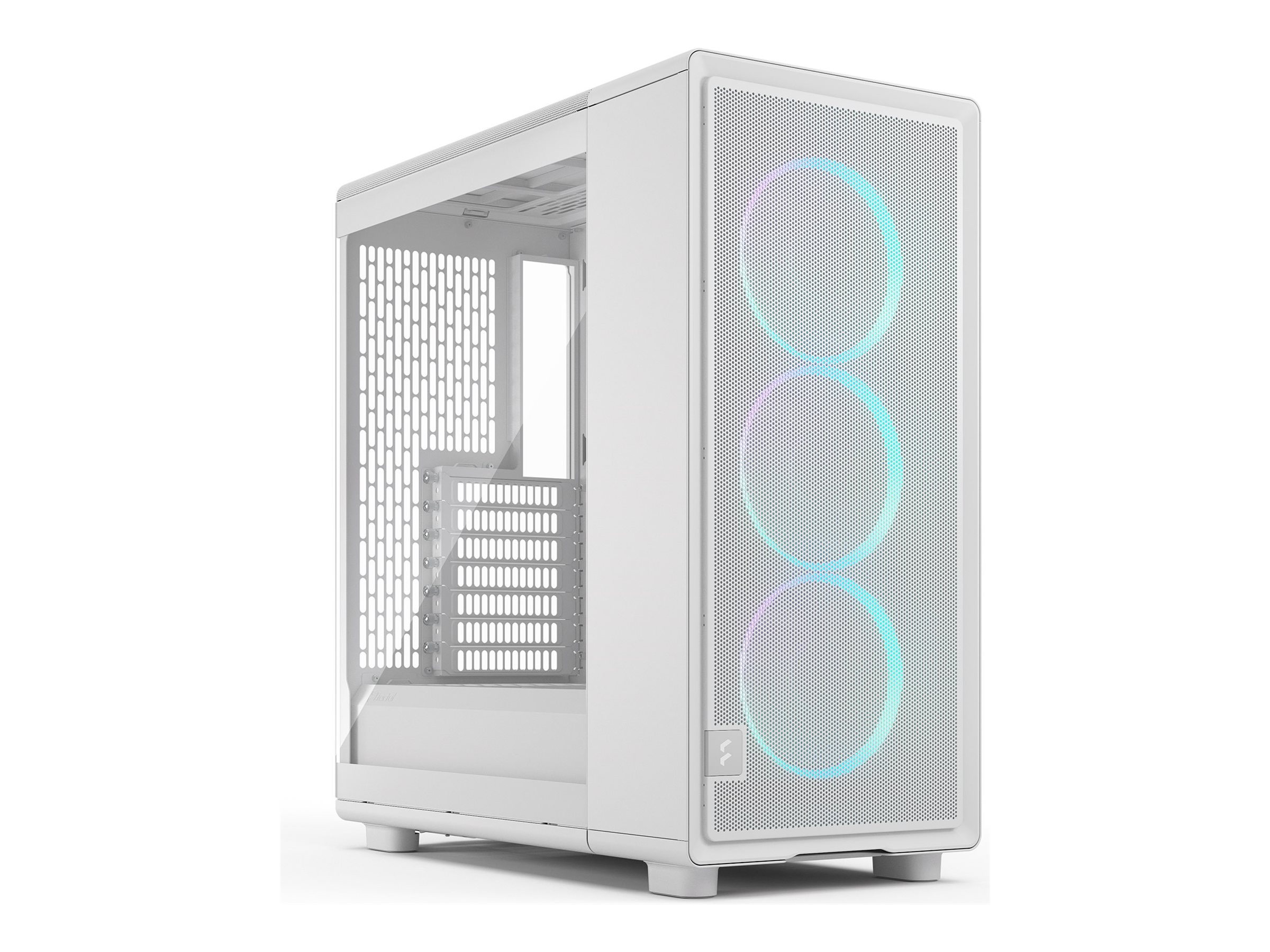 Fractal Design Epoch balts TG RGB caurspīdīgs korpuss