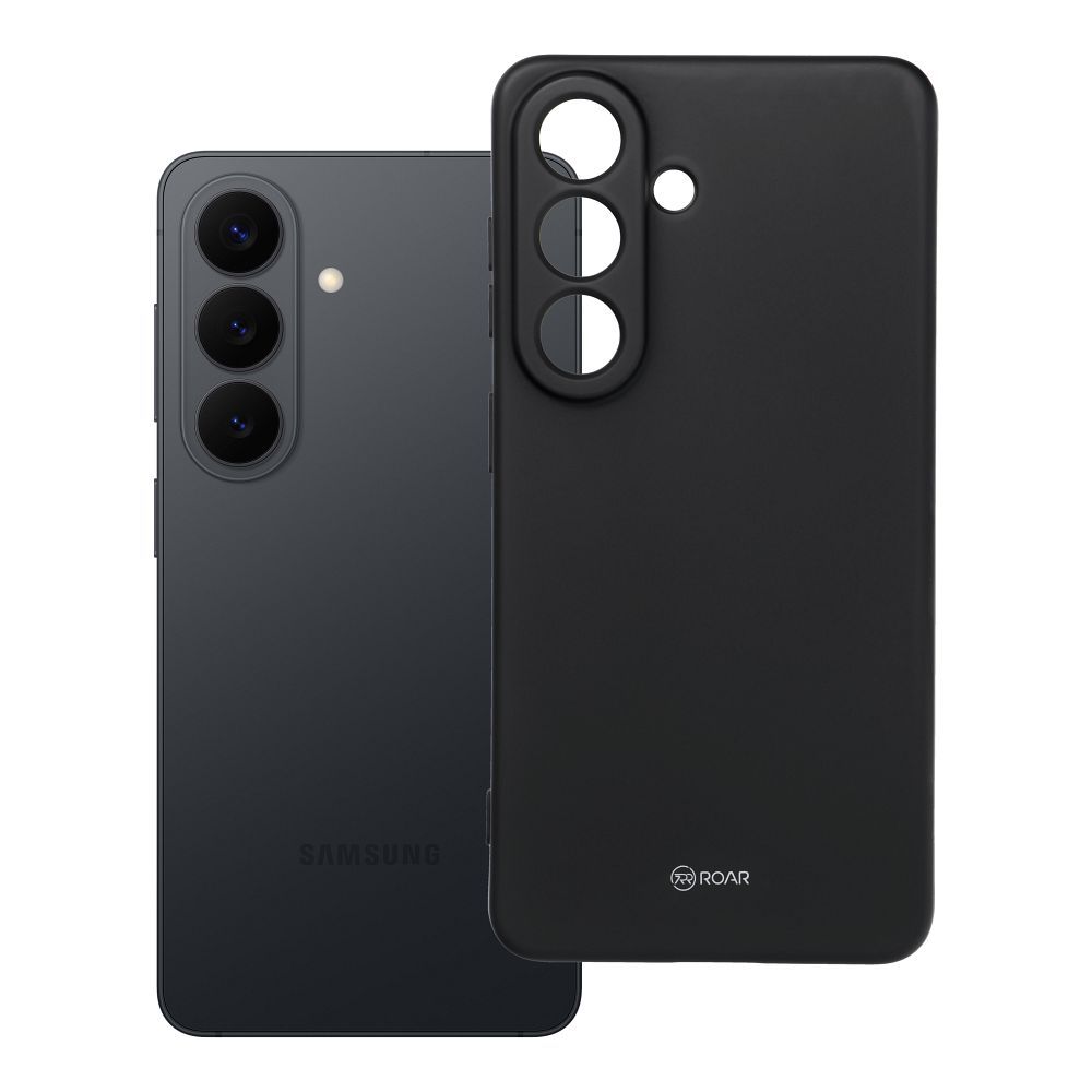 ROAR viedtālruņa apvalks COLORFUL JELLY paredzēts SAMSUNG S26 Pro melns
