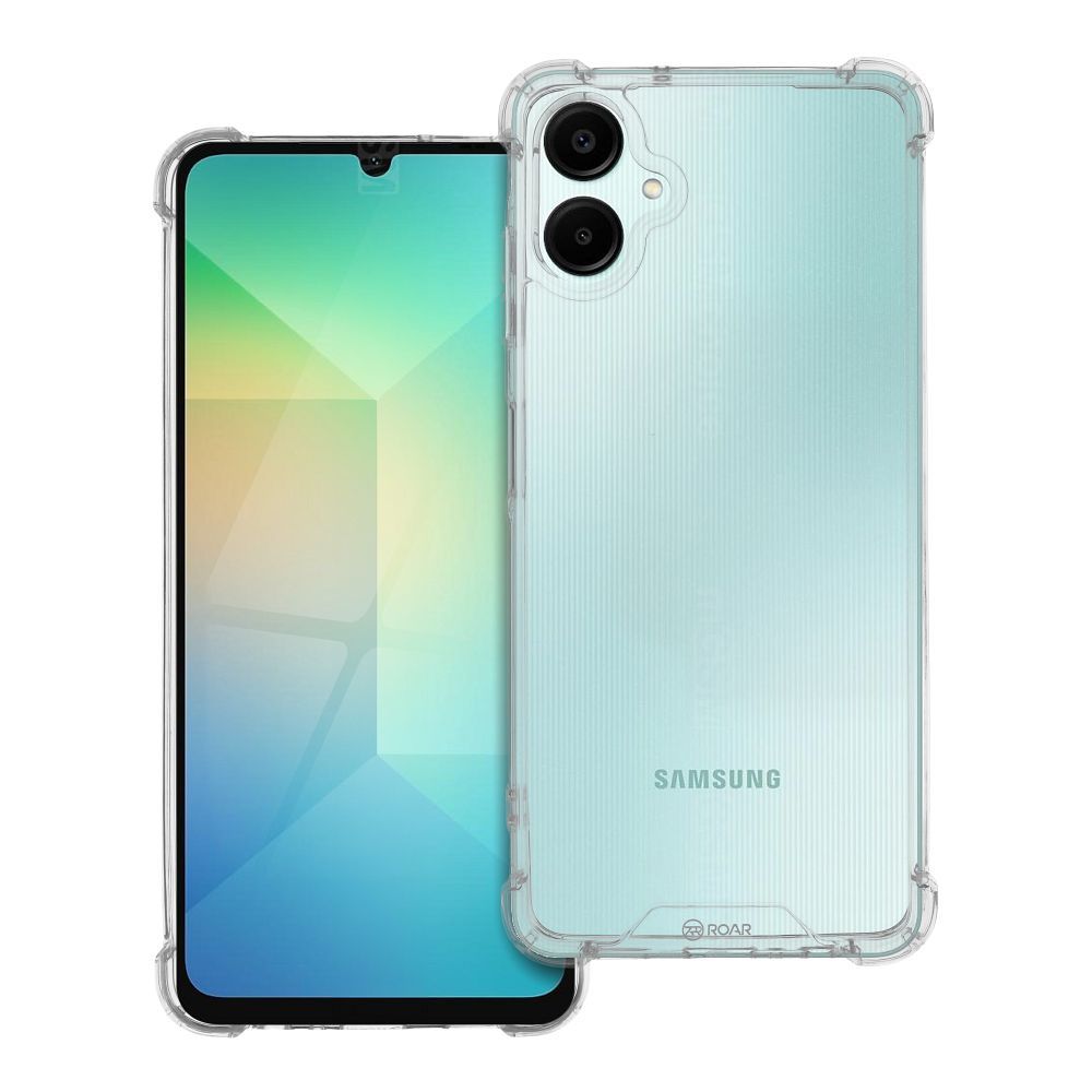 ROAR viedtālruņa apvalks ARMOR JELLY SAMSUNG A06 caurspīdīgs