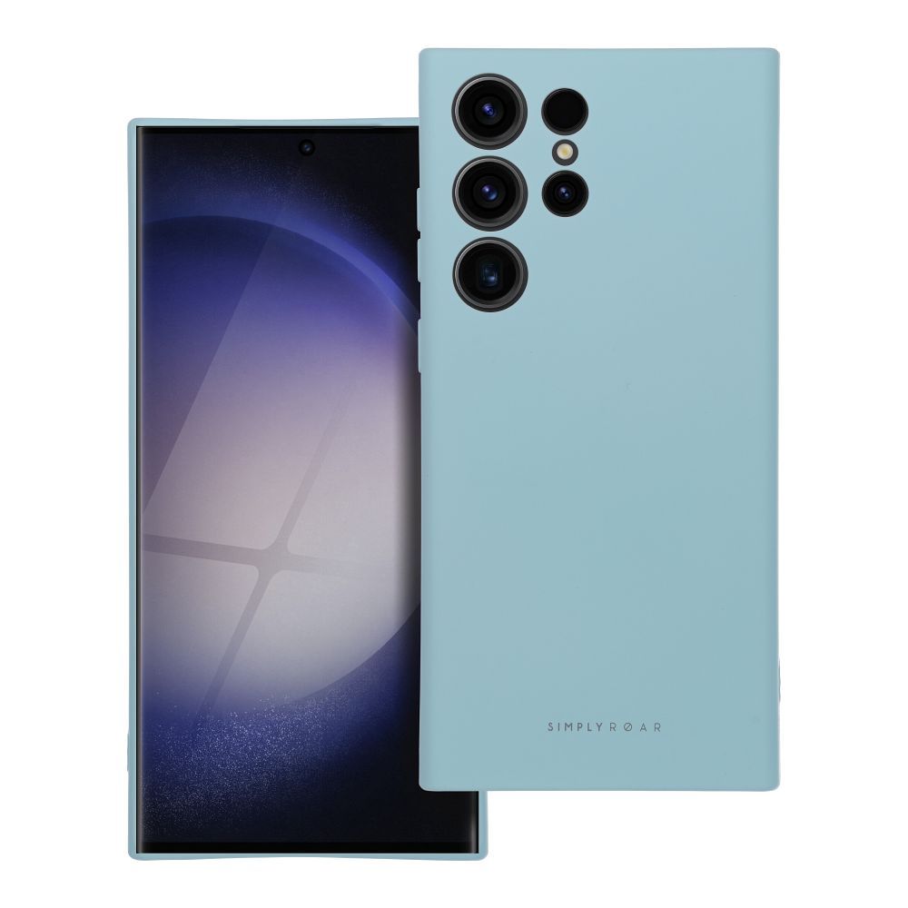 ROAR SPACE viedtālruņa apvalks Samsung S23 Ultra, debesu zils