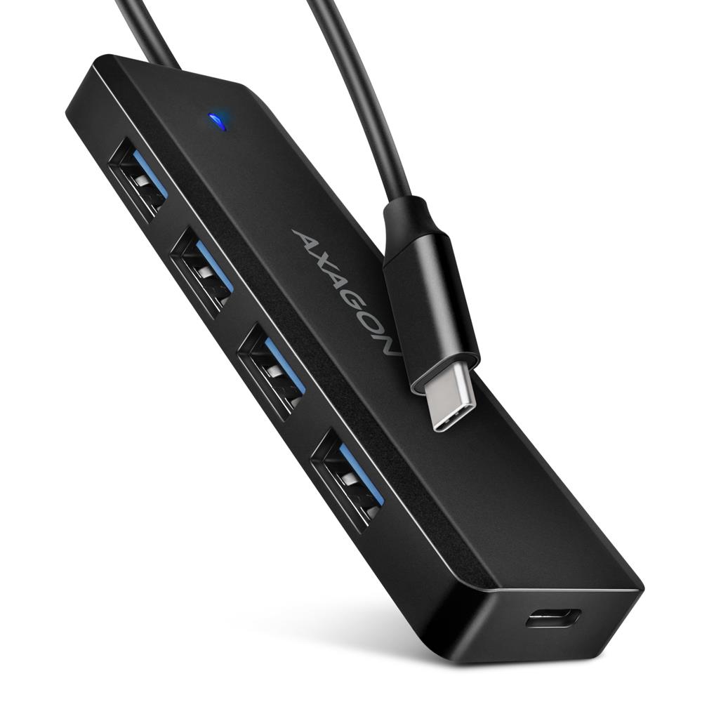 Axagon USB-C ceļojumu centrmezgls 0.19m HUE-C1C