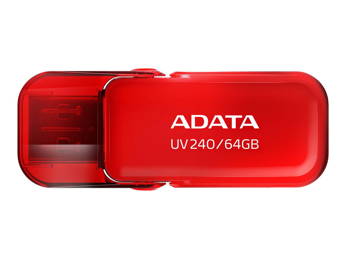 ADATA Flash Drive UV240 64GB USB 2.0 sarkana