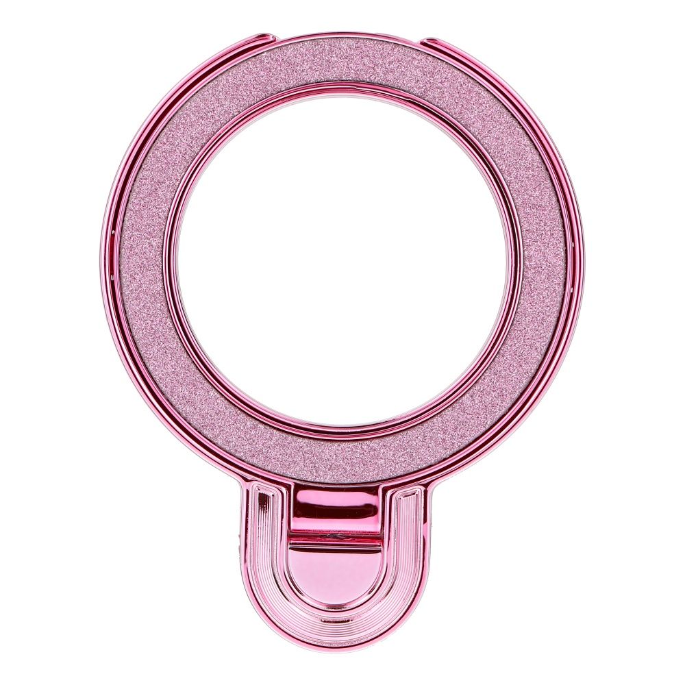 Tālruņa statīvs CIRCLE GLITTER – lipīgs – rozā