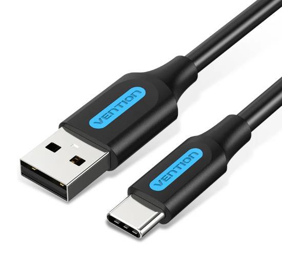 Vention USB-C uz USB2.0 kabelis 1m melns COKBF