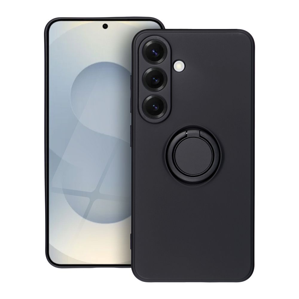 SILIKONA GREDZENS viedtālruņa apvalks SAMSUNG S25 melns