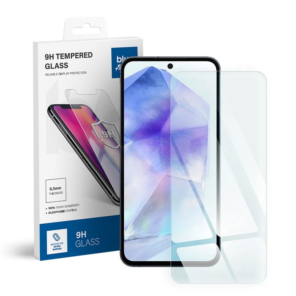 Tempered glass to Samsung Galaxy A55 5G / S25 FE Blue Star