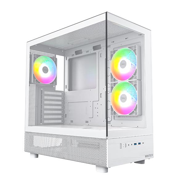 Datora korpuss Montech XR ATX MidiTower balts