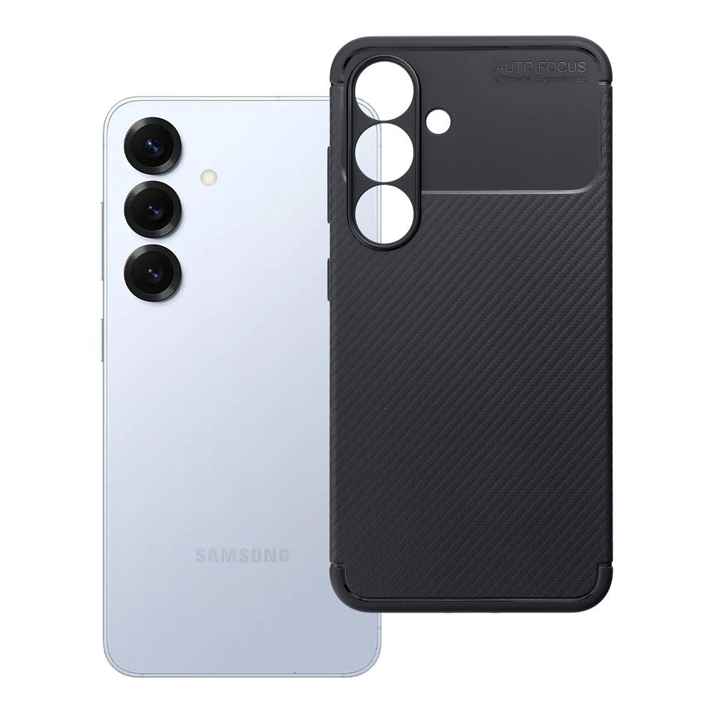 Viedtālruņa apvalks CARBON PREMIUM SAMSUNG S25 melns