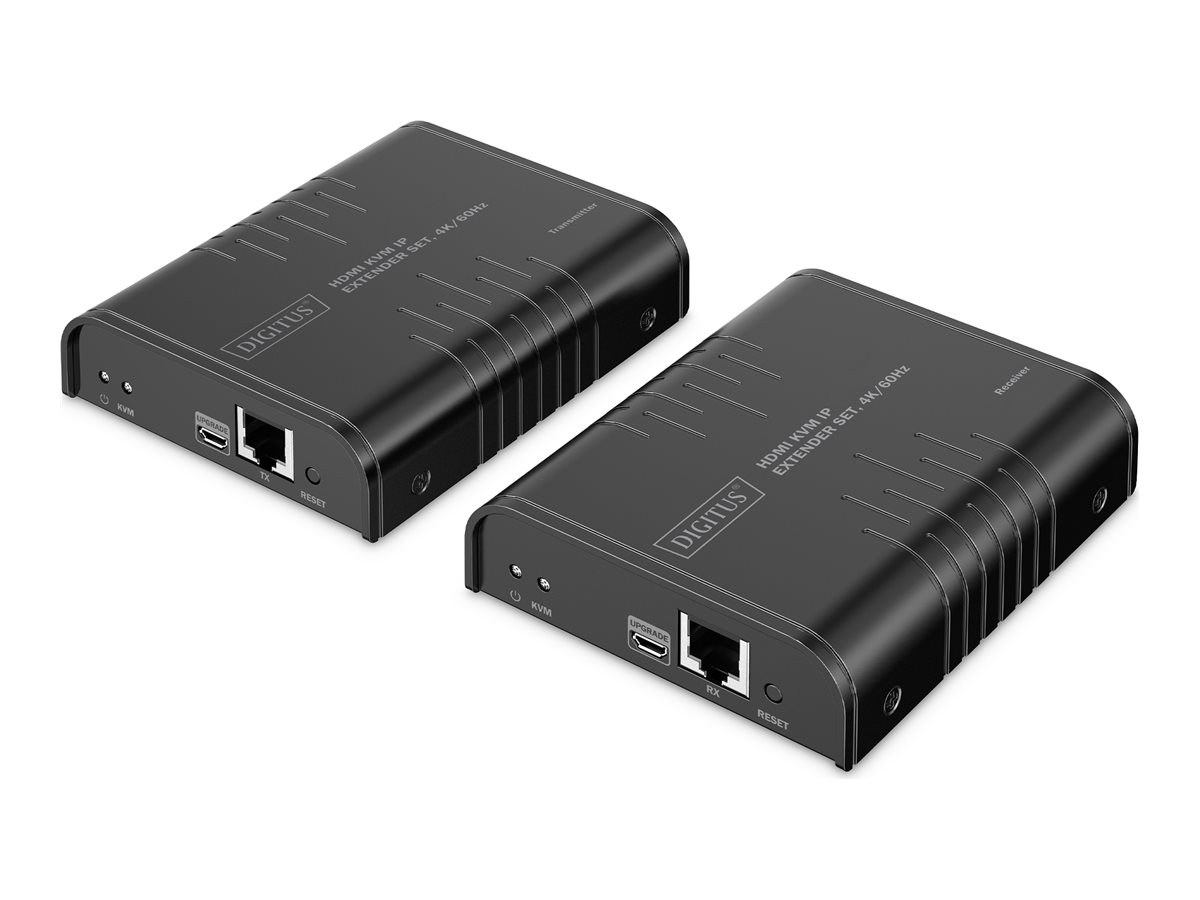 Digitus HDMI IP KVM paplašinātāja komplekts 4K/60Hz