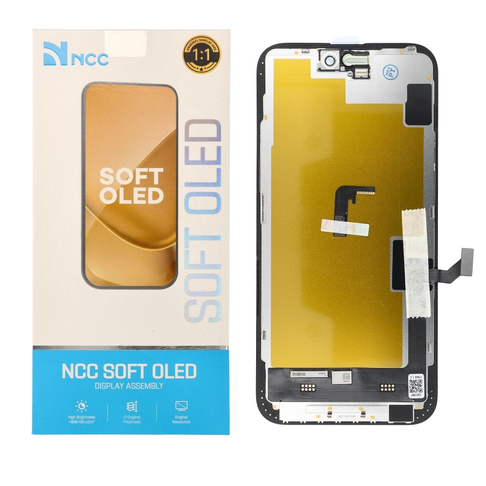NCC LCD displejs iPhone 15 Plus Soft Oled (atbalsta IC pārstādīšanu)