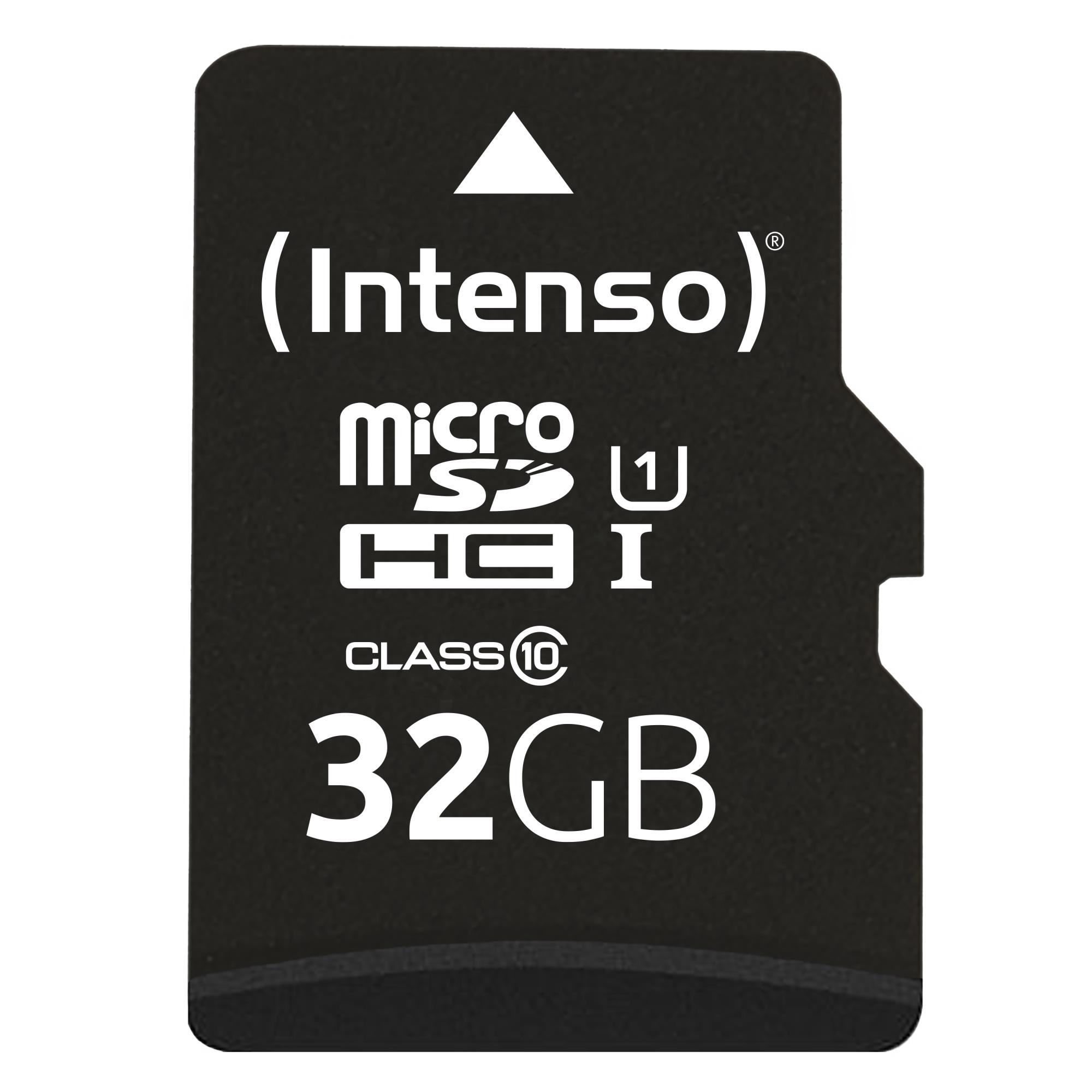 Atmiņas karte Micro SDHC 32GB UHS-I ar adapteri Intenso