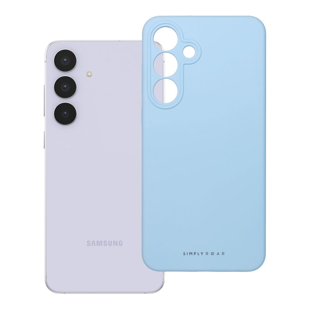 ROAR viedtālruņa apvalks CLOUD SKIN SAMSUNG S25 FE gaiši zils