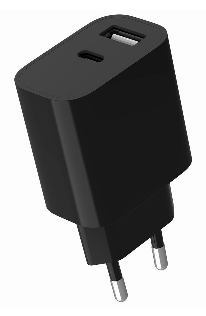 Gembird universālais USB lādētājs 2 porti melns TA-UC-2AC12-01-BK
