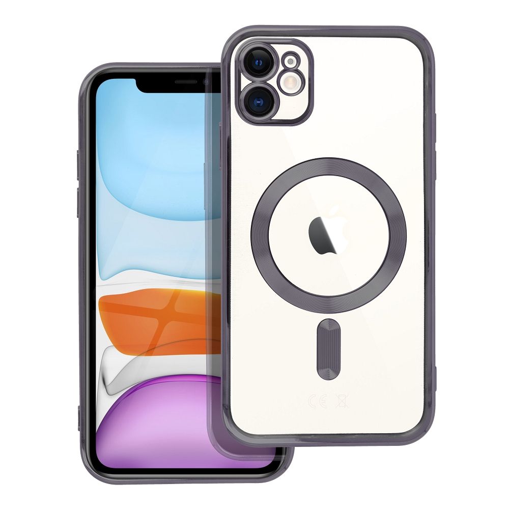 Чехол для iPhone 11 Electro Mag Cover совместимый с MagSafe чёрный
