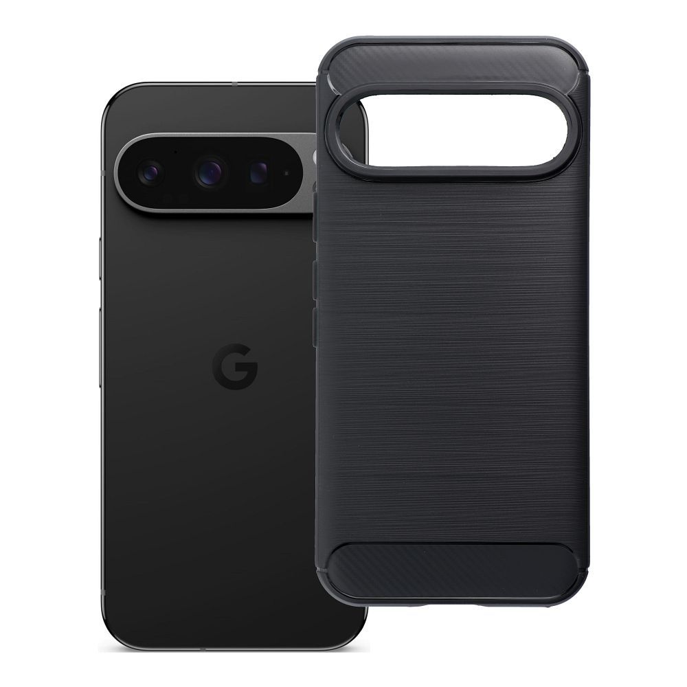 CARBON viedtālruņa apvalks GOOGLE PIXEL 9 PRO melns
