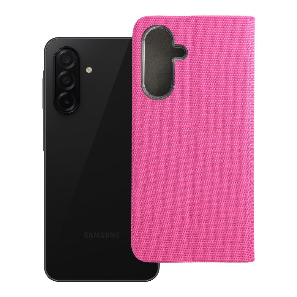 SENSITIVE grāmatas tipa viedtālruņa apvalks SAMSUNG A26 5G gaiši rozā