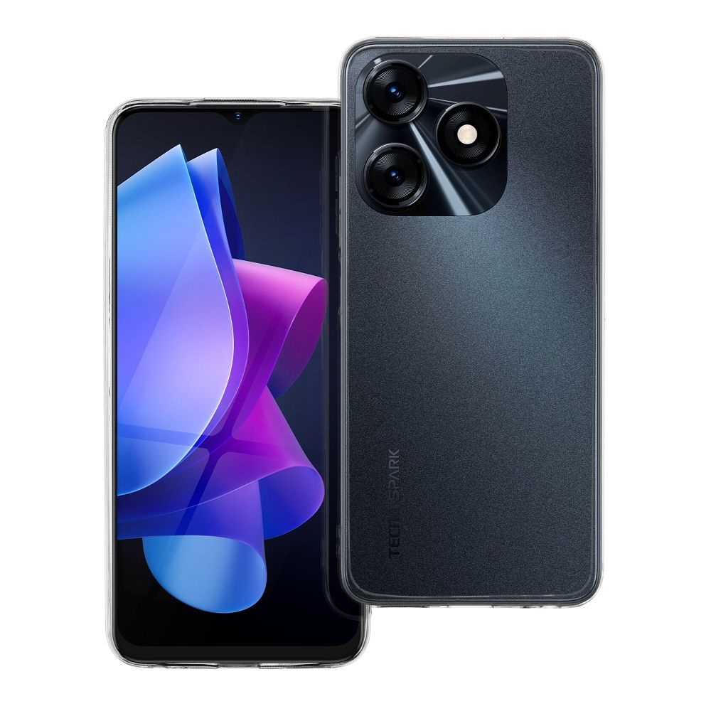 Caurspīdīgs 2 mm viedtālruņa apvalks TECNO Spark 10 (ar kameras aizsardzību)