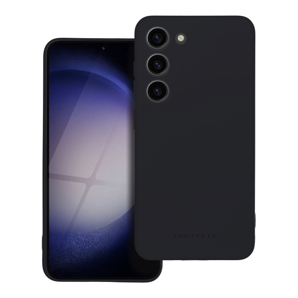 ROAR SPACE viedtālruņa apvalks SAMSUNG S23, melns