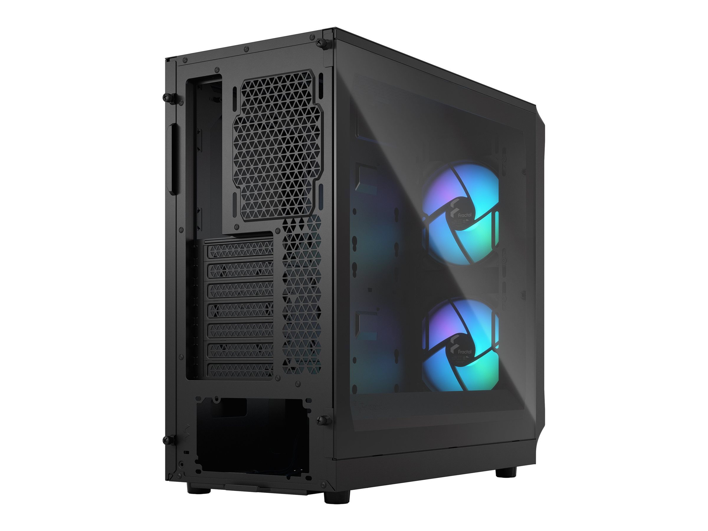 Fractal Design Focus 2 RGB melns TG korpuss