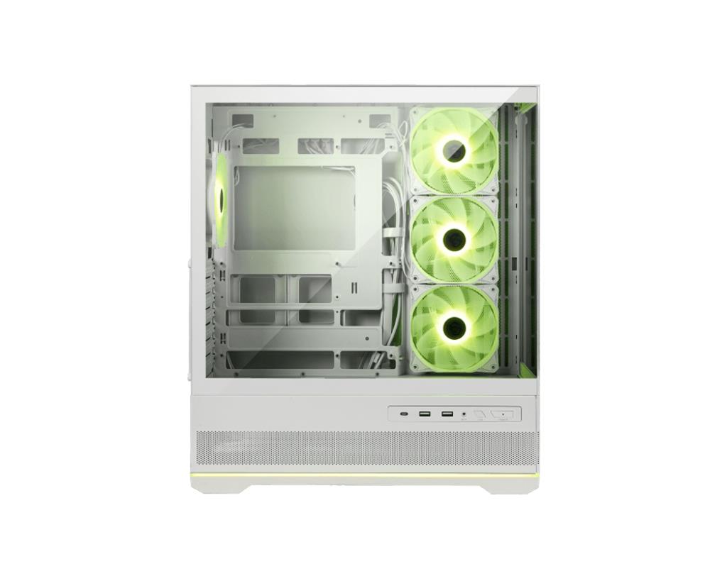 MSI MAG PANO 110R PZ WHITE Midi Tower datora korpuss