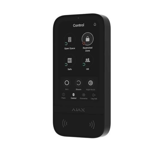 Ajax Wireless keypad with touch screen (Black)