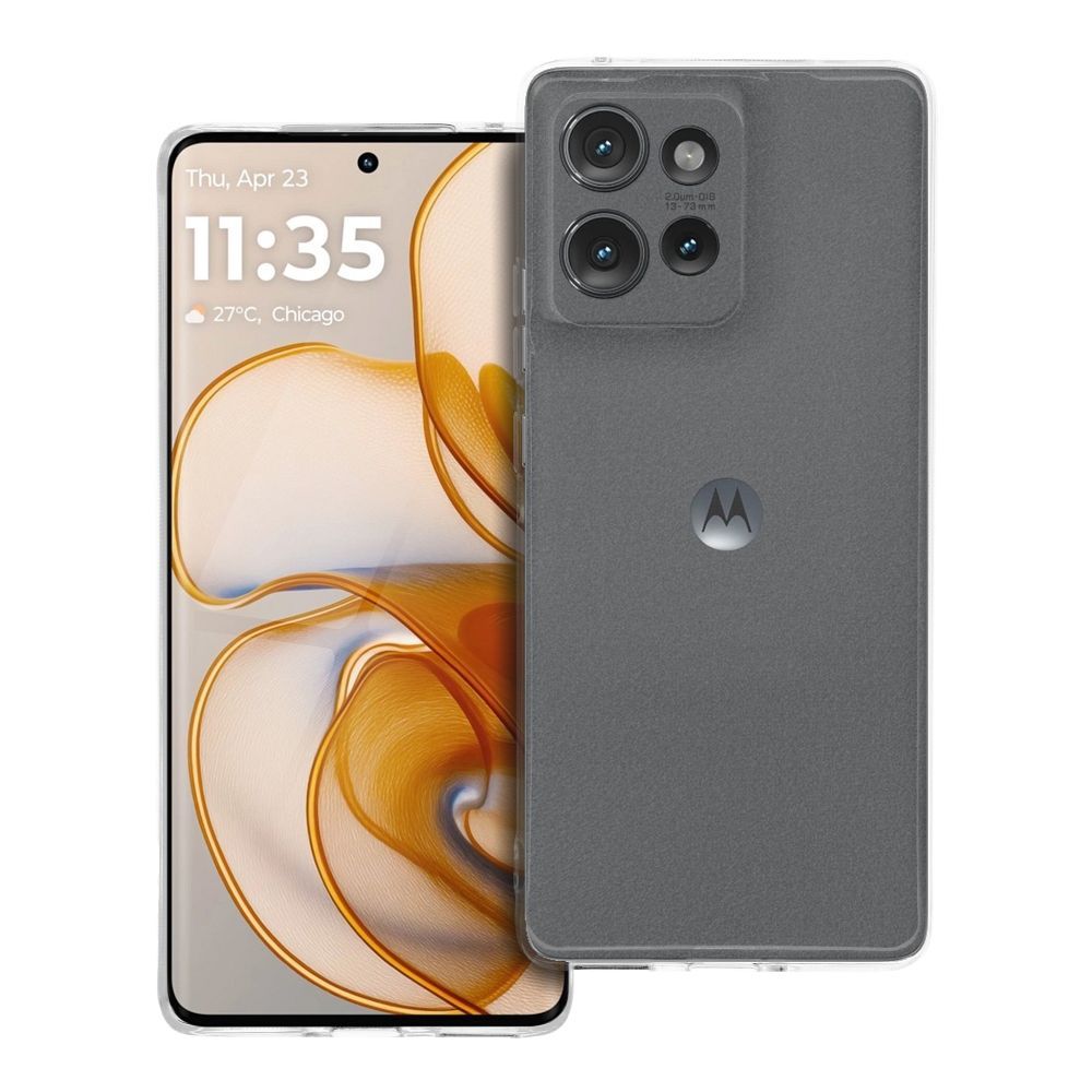 Caurspīdīgs viedtālruņa apvalks 2 mm MOTOROLA EDGE 50 caurspīdīgs