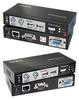 Lindy 39378 KVM pagarinātājs PS/2 un USB 300m