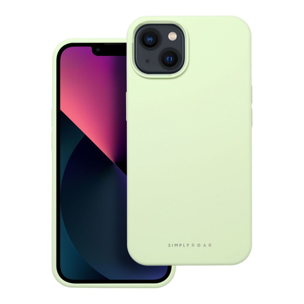 ROAR viedtālruņa apvalks CLOUD SKIN IPHONE 13 Gaiši zaļa
