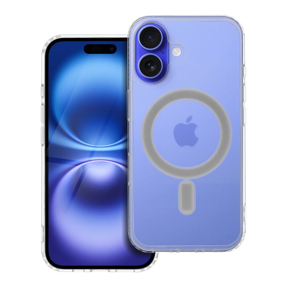 Viedtālruņa apvalks magnētisks ar MagSafe (MID), saderīgs ar IPHONE 16, caurspīdīgs