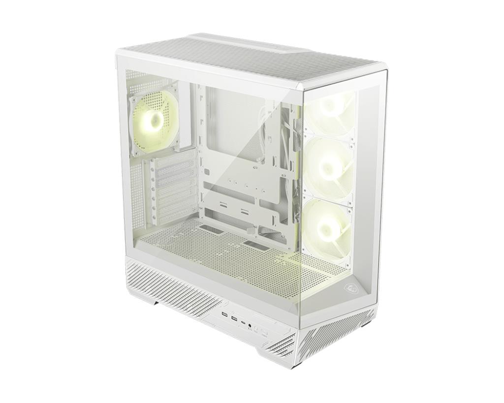 MSI MAG PANO 130R PZ WHITE Midi Tower datora korpuss