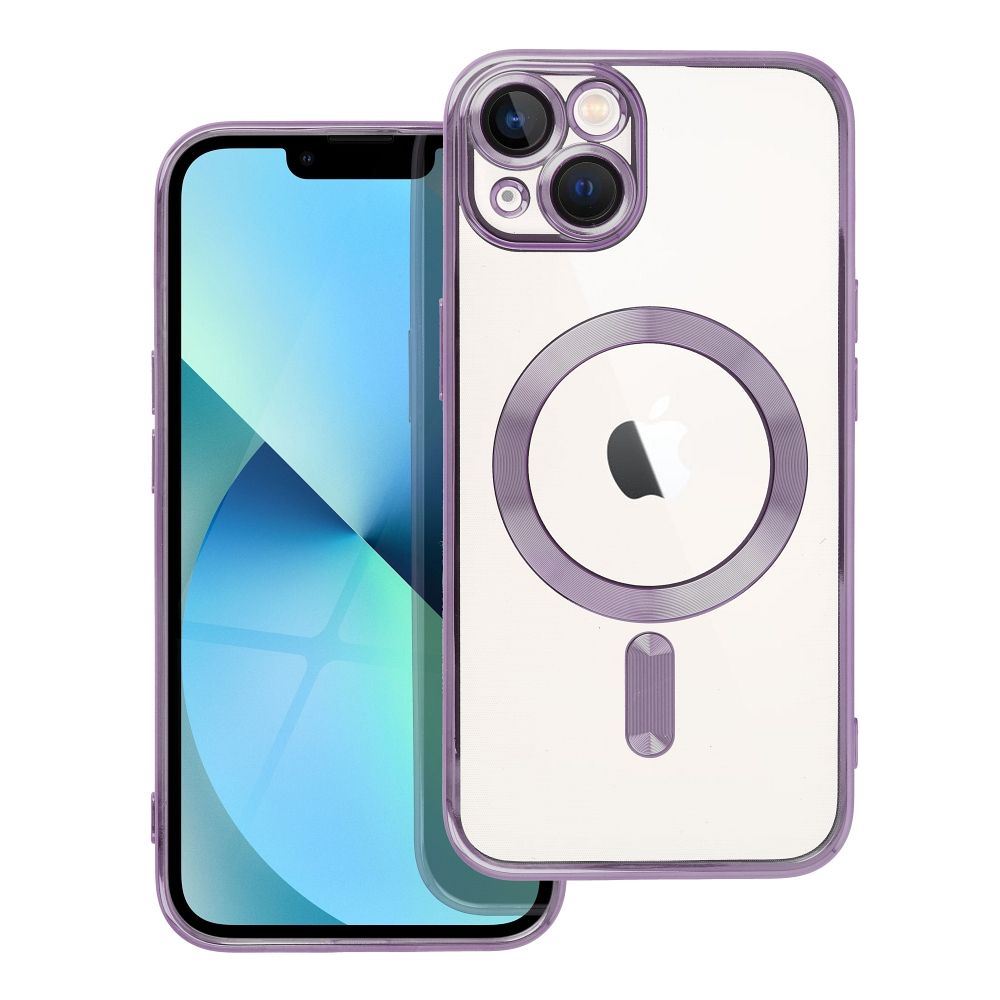 ELECTRO MAG COVER viedtālruņa apvalks IPHONE 13 (m) ar MagSafe – violets