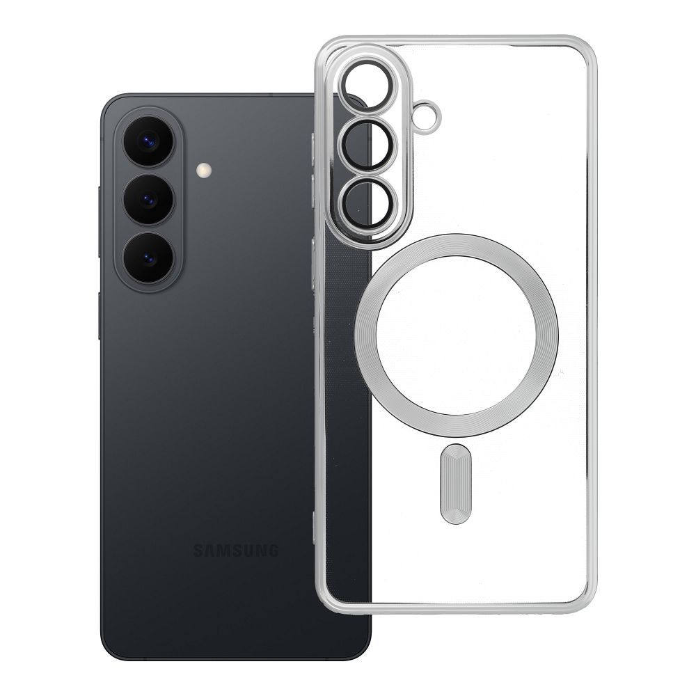 ELECTRO MAG COVER viedtālruņa apvalks saderīgs ar MagSafe SAMSUNG S26 Edge sudraba