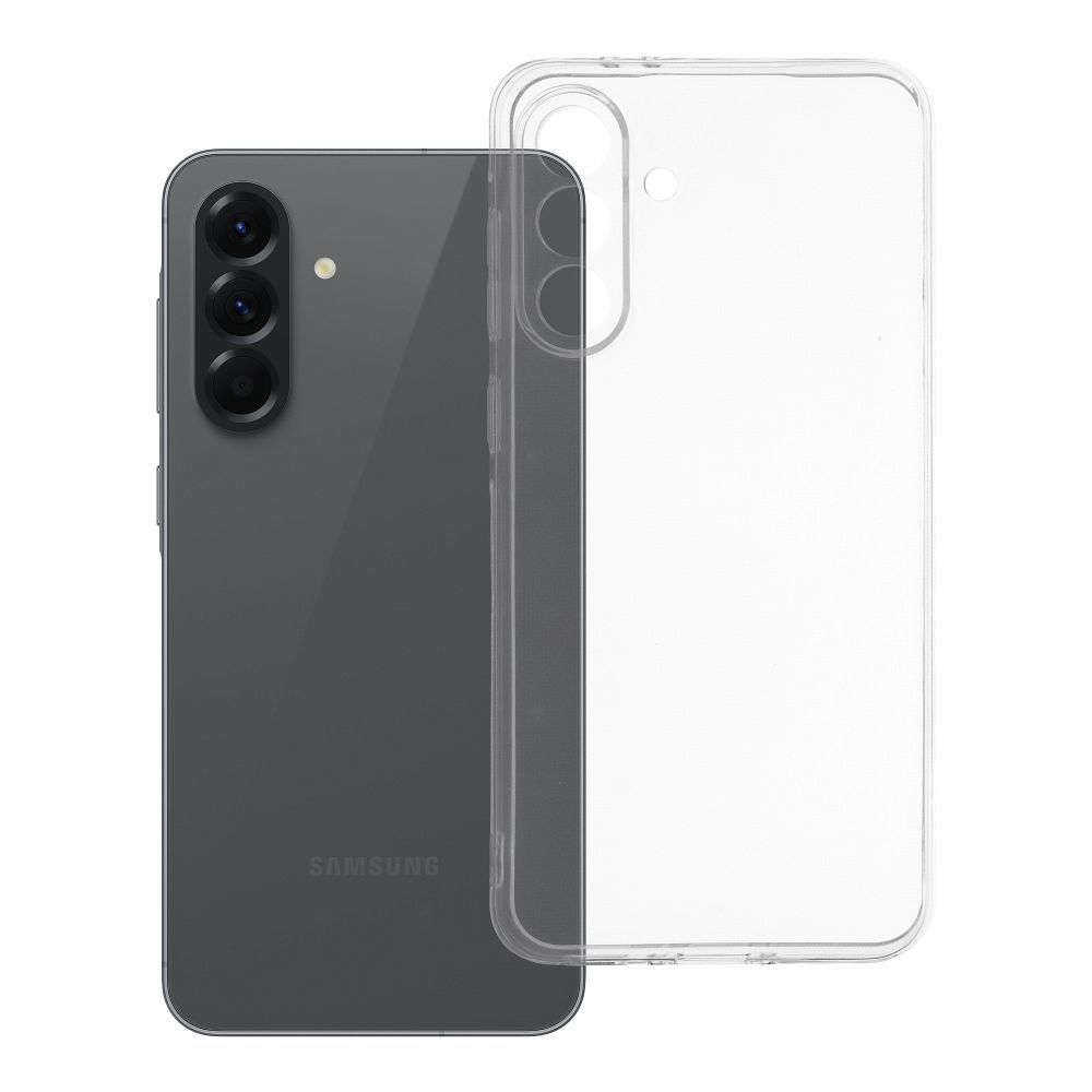 Caurspīdīgs 2 mm viedtālruņa apvalks SAMSUNG A56 5G (ar kameras aizsardzību) caurspīdīgs