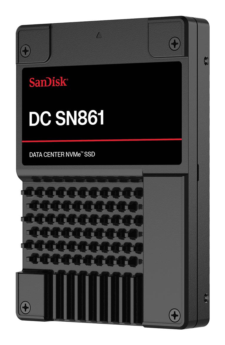 SSD disks SANDISK DC SN861 1920 GB PCI Express 5.0 NVMe rakstīšana 3600 MB/s lasīšana 13700 MB/s U.2