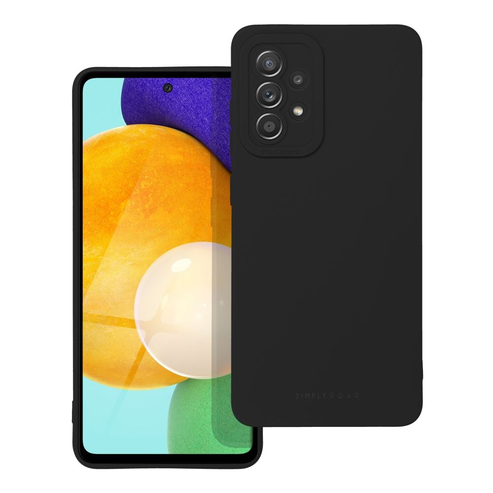 ROAR viedtālruņa apvalks LUNA SAMSUNG A52 5G / A52 LTE (4G) / A52s 5G melns