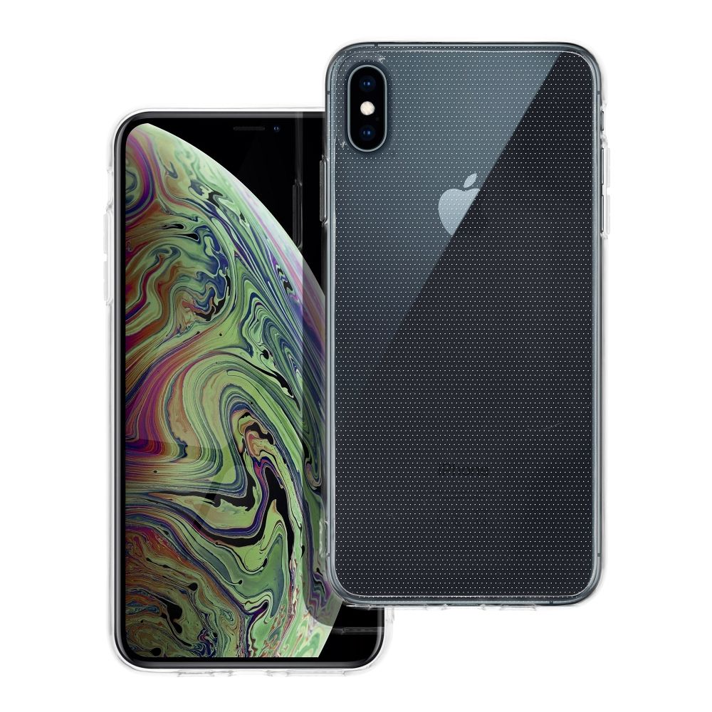 Viedtālruņa apvalks 2 mm, caurspīdīgs IPHONE XS Max (kameras aizsardzība)