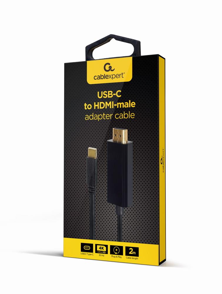 USB-C uz HDMI kabelis 2M