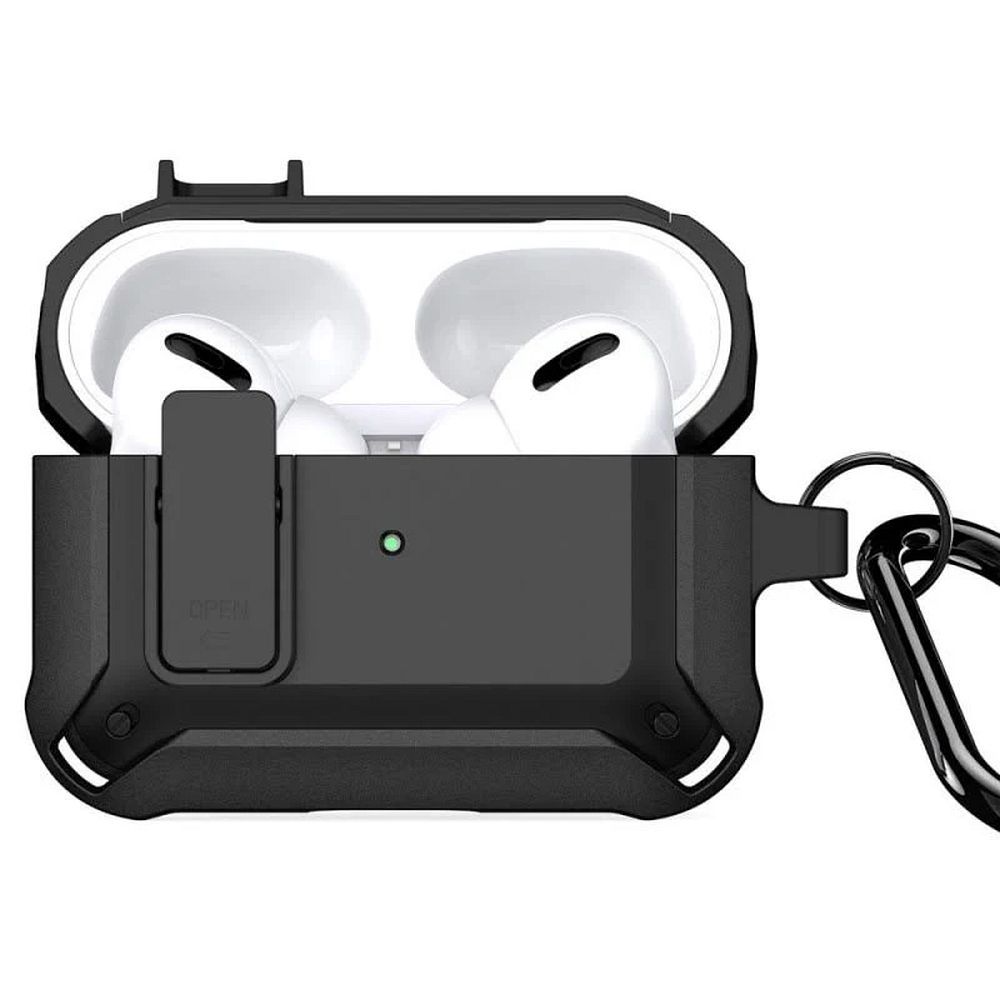 DUX DUCIS PECO - aizsargapvalks bruņu tips AirPods Pro 2 melns