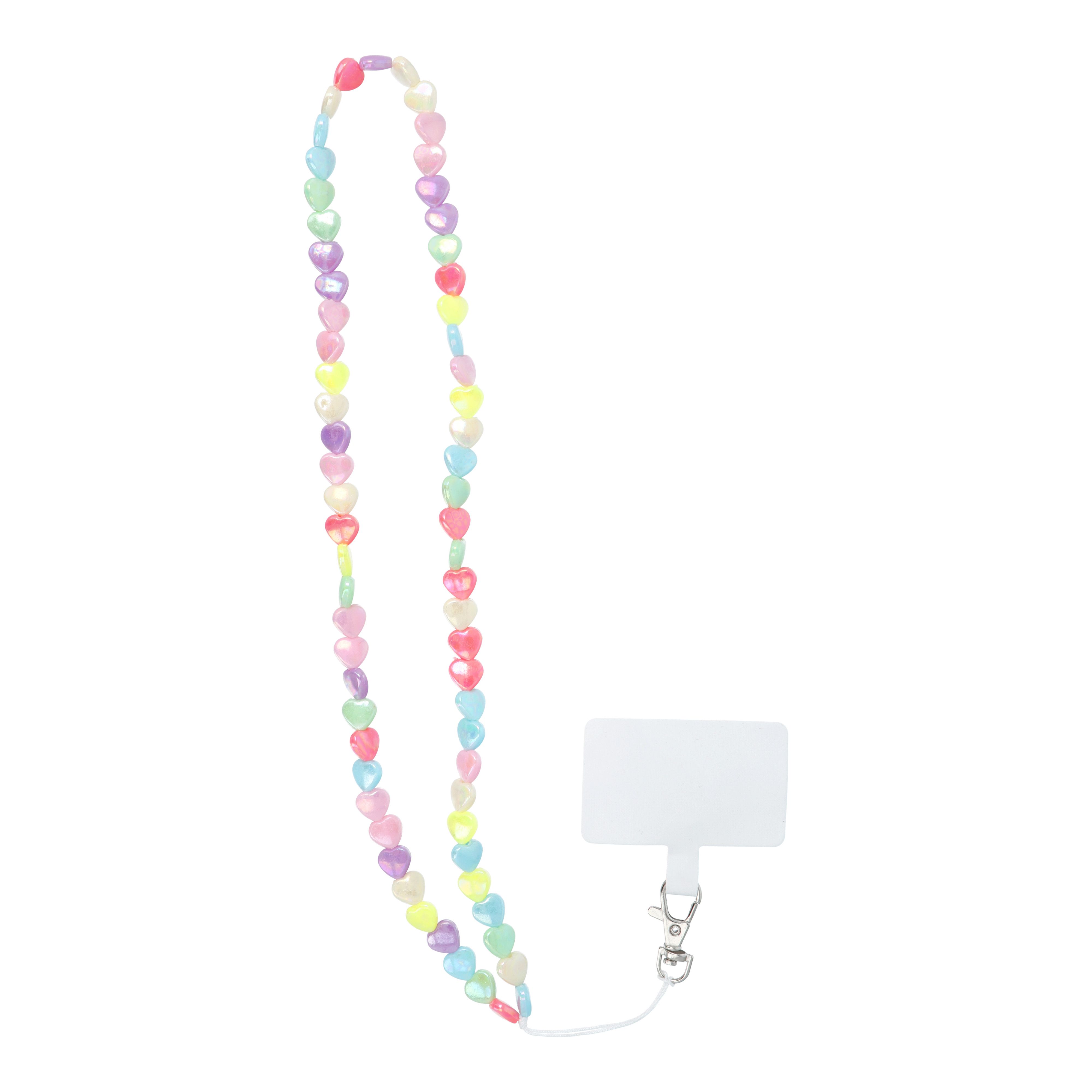 PIXIE tālruņa siksniņa, tālruņa piekariņš / auklas garums 68 cm (34 cm cilpā) / uz kakla – ar sirsniņām