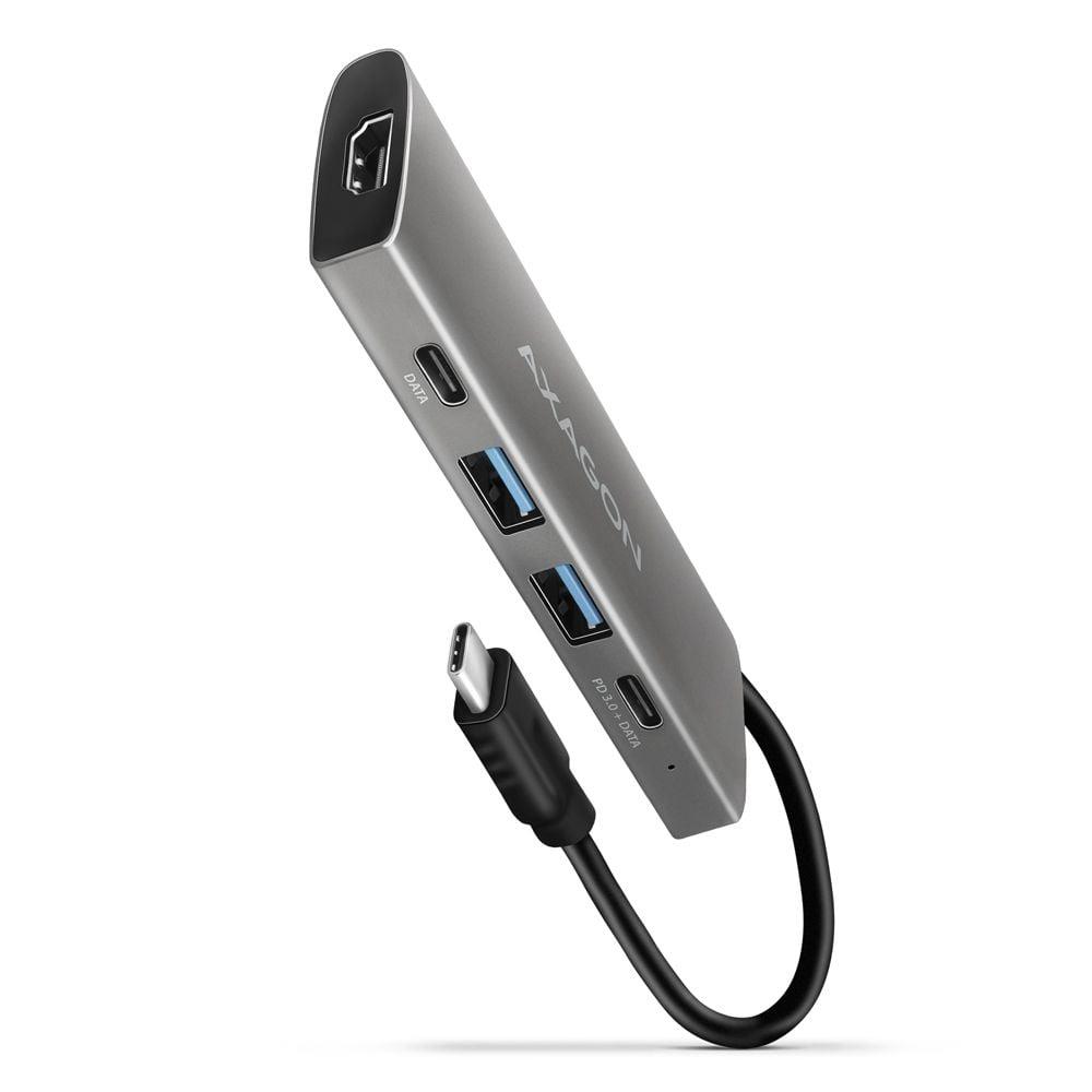 USB-C sadalītājs 5in1 0.13m HMC-5G21 Axagon