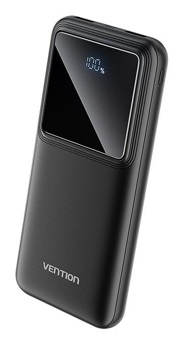 Vention FHKB0 ārējais akumulators USB 10000mAh 22.5W melns