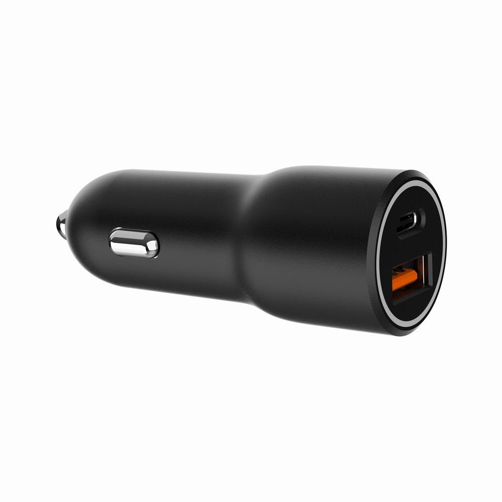 Gembird automašīnas lādētājs USB 2 porti TA-UC-AC2PDQC38-CAR-01