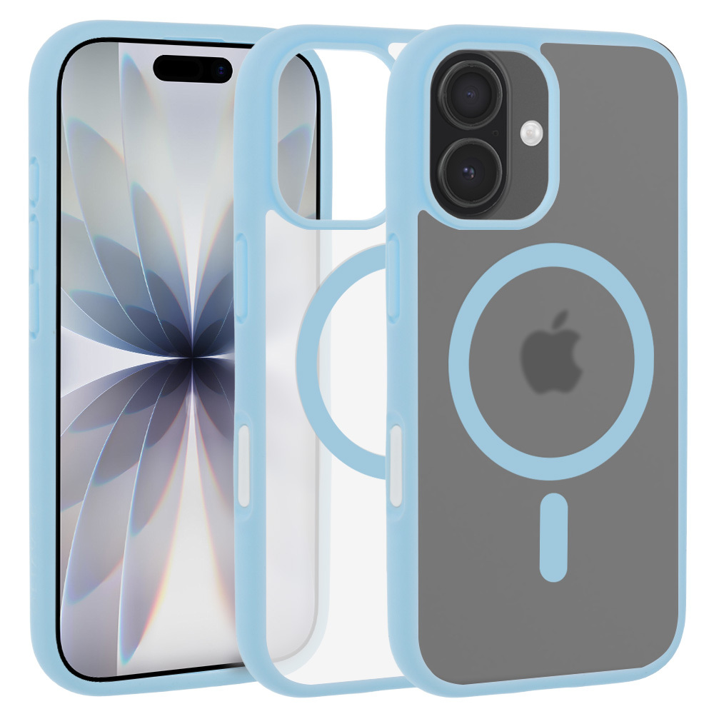 Liavec mīksts maciņš priekš Iphone 17 zils
