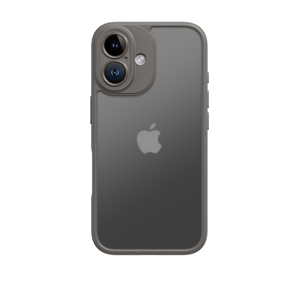 Rock Guard Touch Matte Series viedtālruņa apvalks Iphone 16 pelēks
