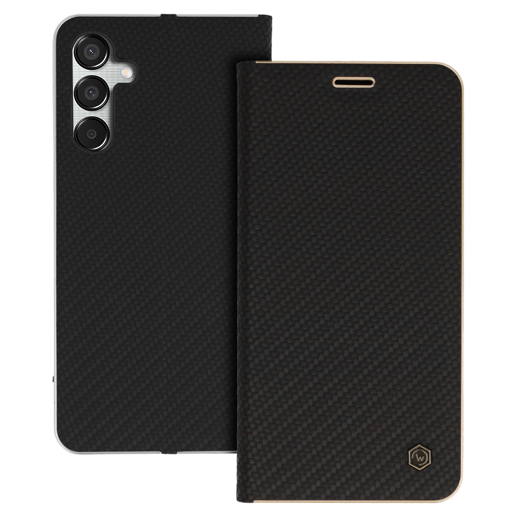 Wonder Frame oglekļa viedtālruņa apvalks Samsung Galaxy M15 5G melns