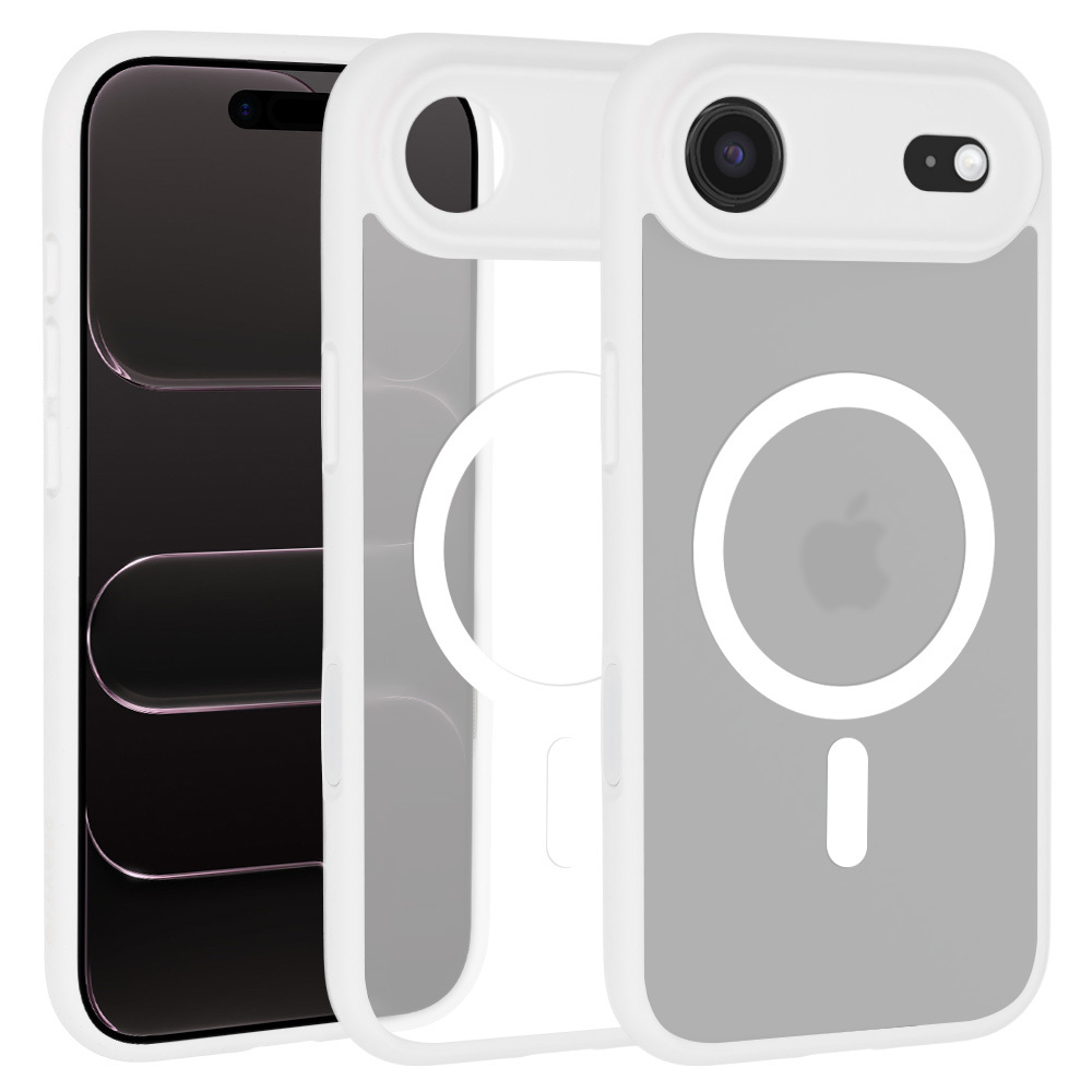 Liavec mīksts maciņš priekš Iphone 17 Air balts