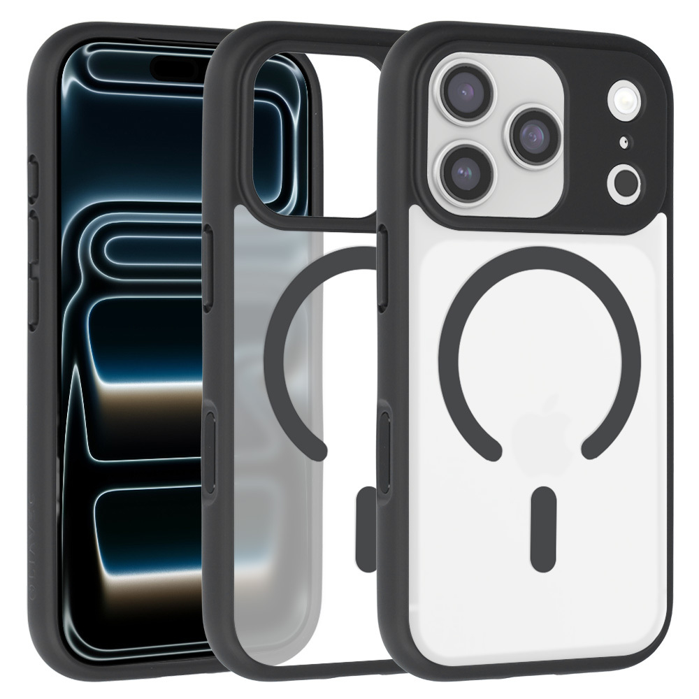 Liavec mīksts maciņš priekš Iphone 17 Pro melns