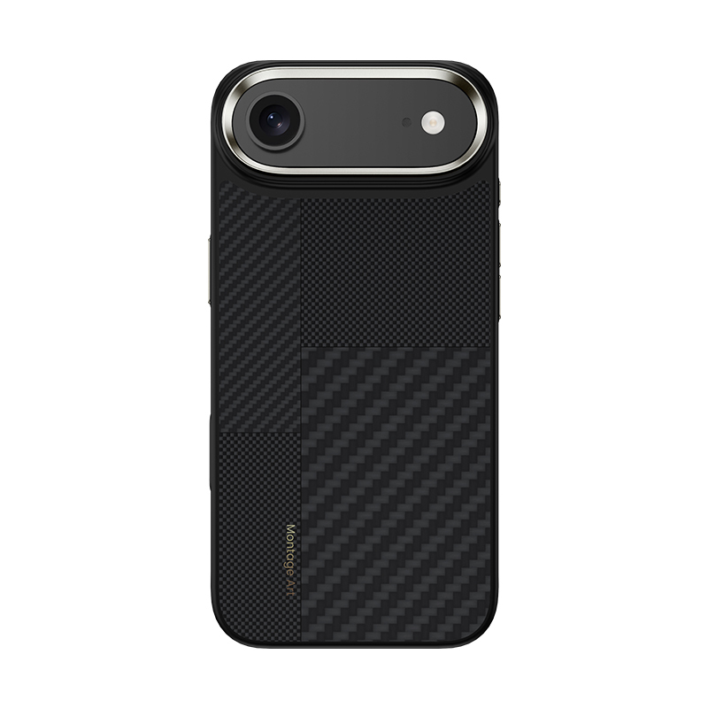 Benks Montage Magnetic Armor Pro Kevlar Case Metal Frame 600D+1500D (MA68) for Iphone 17 Air black (Camera Control Button)