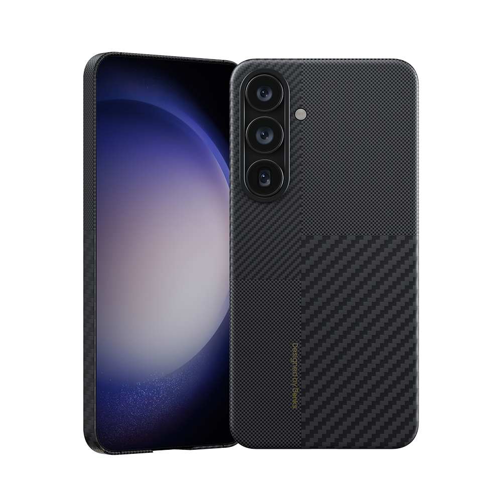 Benks Montage Magnētiskais Armor Air Kevlar Viedtālruņa apvalks 600D (M040) Samsung Galaxy S24 melns